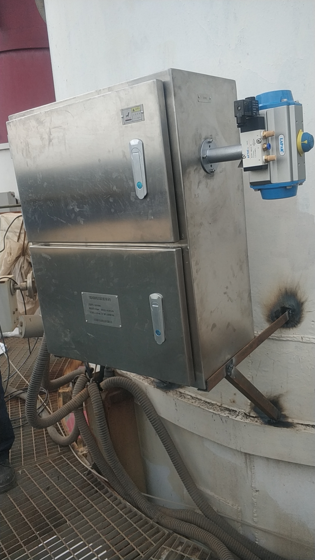 山西某集團(tuán)氨逃逸在線監(jiān)測系統(tǒng)現(xiàn)場